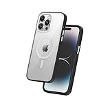 FLOLAB for iPhone 14 Pro Max Case: Surtect Tri-Fusion, Ultra Protective Slim Design, Military Grade Drop Tested, Compatible with MagSafe, Crystal Clear with Arctic White