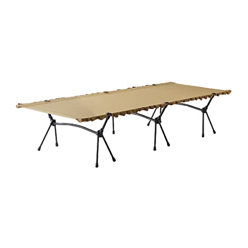SAKODA trilith タクティカルワイドコット 190cm×70cm 収納バッグ付き 2way ハイ ロー アウトドア コット ベッド ワイド 軽量 (コヨーテタン) 1枚目