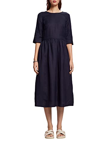 ESPRIT Damen 033ee1e321 Kleid, 400/Navy, 36