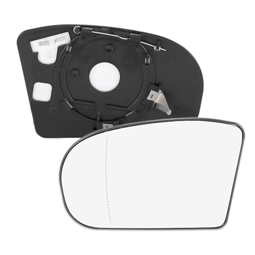 Cristal de espejo retrovisor calefactable con placa para Mercedes-Benz C230 y E320 derecho