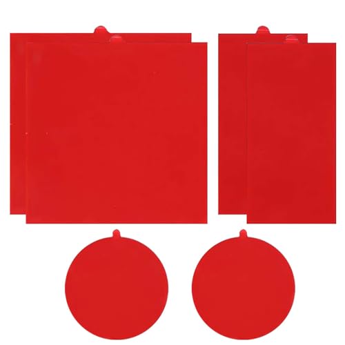 Wzhiy 6 PCS Heavy Duty Dash Cam Adhesive Pads(3 shapes),Dash Cam Sticky Pad,Heat-Resistant Double Sided Sticky Pads for Car Dashboard, Windshield, Mirror & Phone Holder,Strong Adhesion, No Residue