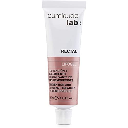 Cumlaude Lab Rectal - Lipogel Protector con Cánula Aplicadora para la Prevención y el Tratamiento Coadyuvante de las Hemorroides, Alivio de Dolor e Irritación con Glicerina y Vitamina E - 30 ml