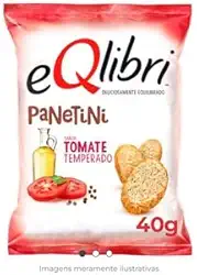 Salgadinho eQlibri Panetini Tomate Temperado 40g