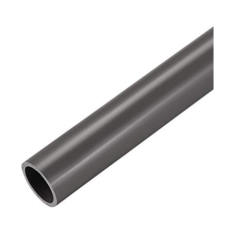 sourcing map PVC Rigid Round Tubing 0.5m Cover