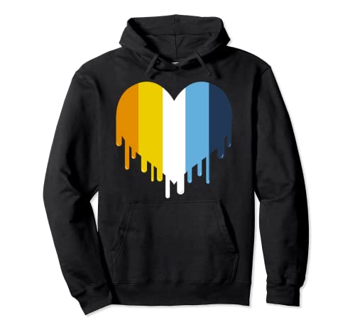 Dripping Heart Aroace Pride Pullover Hoodie