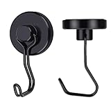 EGEN [ 2個セット] 超強力マグネットフック垂直耐荷重30kg 水平耐荷重10kg直径32ｍｍ 錆びない 防腐食 キッチン、冷蔵庫、浴室、グリル、オフィスに使用できます