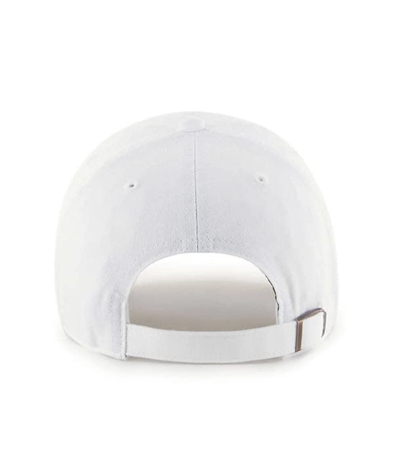 Gorra ajustable Clean Up blanco con logo blanco New York Yankees miniatura 2