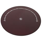 ANDRESLAD Induktionskochfeld Ersatz Glasplatte 8 Zoll Mikrokristallin Hitzebeständig Rund Kompatibel für Induktions und Keramikkochfelder Küchenmodernisierung