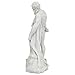 Design Toscano Farnese Hercules Roman God Statue, 10 Inch, Bonded Marble Polyresin, White