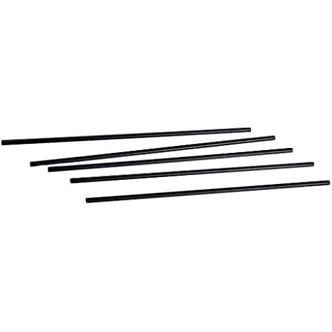 Leeadwaey Tubo de Fibra de Carbono Negro Cover