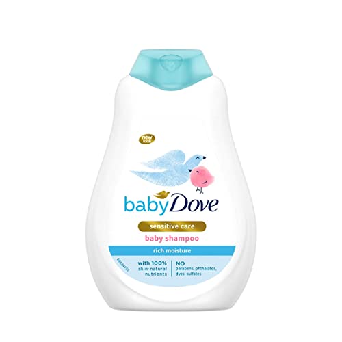 Baby Dove Shampoo 400 ml, Mild No Tears Rich Moisture Baby Shampoo for kids, Gentle Care for Baby’s Soft Hair – No Sulphates No Paraben shampoo
