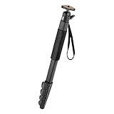 Velbon 一脚 EXUP-53 5段 レバーロック 脚径23mm 小型 自由雲台 アルミ脚 371744