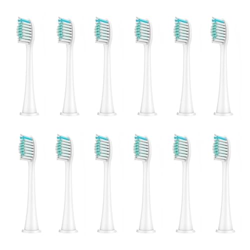 DiamondClean HX3/HX6/HX9 �V���[�Y�d�����u���V HX6064 �� 8 �̌����u���V�w�b�h�ɑΉ�(12Pcs White)