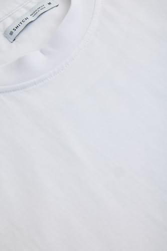 Image of SNITCH Men Polo Plus Size T-Shirt | Knitted Solid Polo with Contrast Tipped Collar & Logo Embroidery | 100% Cotton Breathable Lightweight Smart Casual Wear