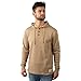 Field & Stream Men's Double Reed Thermal Hoodie, Khaki, Large