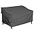 Porch Shield Waterproof Outdoor Furniture Sofa Cover – Patio 3-Seater Couch Cover 77W x 35D x 35H inch, Black