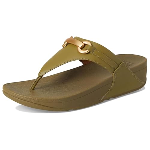 Image of FitFlop Lulu Chunky-Snaffle Leather Toe-Post Sandals