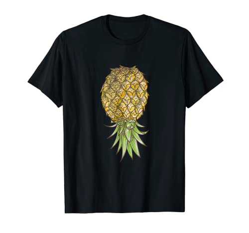 Homme Balançoire à l'envers pour les vacances à la plage et aux fruits tropicaux T-Shirt