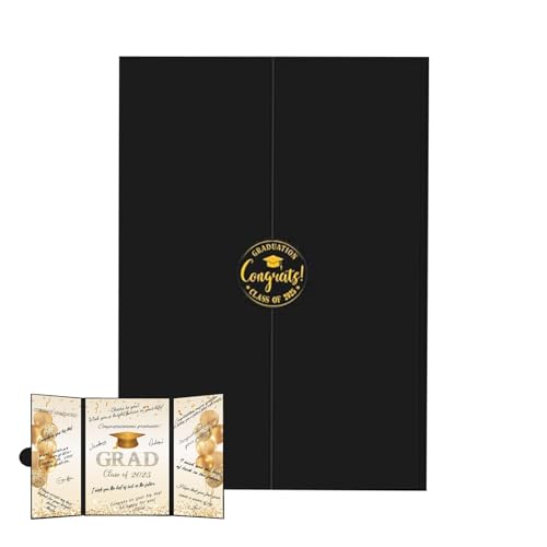 Graduation Guest Book, Class of 2025, Graduates Sign Books, Graduations Season Keepsake, Hardcover, Elegant Design, Ideal for College, High School, Student Autograph Album