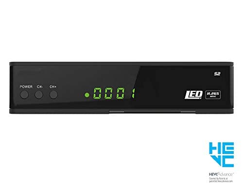 Decoder Satellitare HD 1080p Compatibile con TV satellitare Con Tessera Gold Inclusa Da Attivare S2 DVB-S2 HEVC H265 MAIN 10 CON TESSERA con TV SATELLITARE INCLUSA. Telecomando 2 in 1