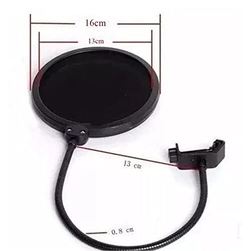 Filtro Pop Filter Anti Puff Dupla Camada Para Microfones PS1
