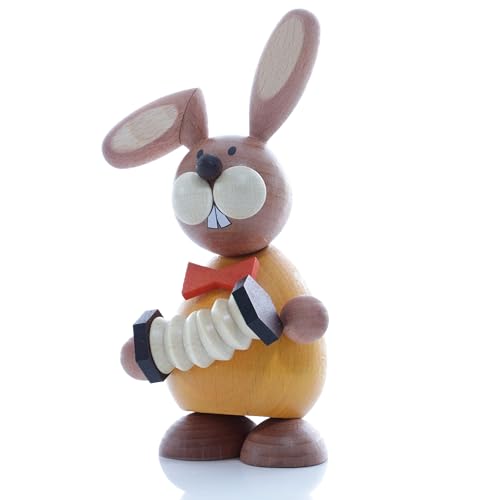 Lapin de Pâques accordéon 12 cm pour embellir une table de fête vide - 3