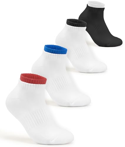 Image of AugRing Women's Ankle Socks Athletic Running No Show Low Cut Sports Socks For Men and Women Size 5-11