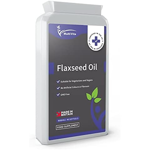 Organic Flaxseed Oil Capsules 1000mg - Vegan Cover