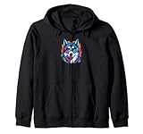 Photo Gallery divertente siberian husky cane indossare occhiali da sole retro felpa con cappuccio Photo Gallery divertente siberian husky cane indossare occhiali da sole retro felpa con cappuccio