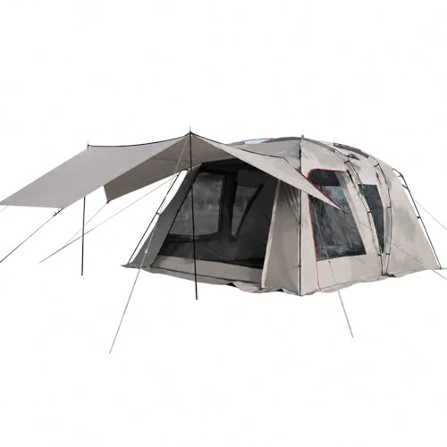 Carpa Doble Capa Domo para 6 Personas, Portátil y Resistente miniatura 1