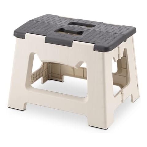 Faltbarer Hocker, Tritthocker Klappbar, Zusammenklappbarer Hocker Cover
