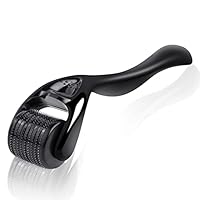 URAQT Beard Roller 0.5 mm, Dermaroller, Bartroller Bartwuchs, Microneedling Roller für Gesicht und Körper, Nadelroller Bart Roller für Gesichtshautpflege, Anti-Aging, Anti-Falten, Narbenentfernung