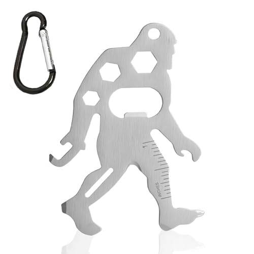 GXGM 1 Piezas 11 En 1 Camping Accesorios Gadgets Divertido Regalos Cumpleaños, Herramienta Multifunción Regalos Hombre Mujer,Regalo Navidad San Valentín Para Esposo Hijo