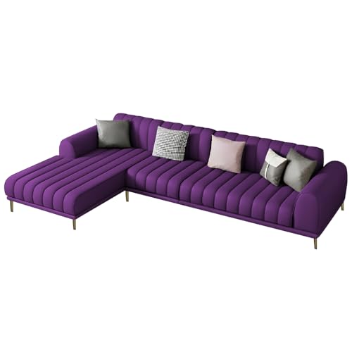 Image of Casaliving Rihan 3 Seater Sofa Set Living Room (Blue Grey Fabric)