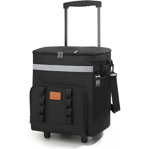 N[[{bNX  LX^[t cooler box 35Le ܂肽ݎ ۗobO ۗۉ VbsOJ[g RpNg[ hH Rh~ \tgN[[{bNX y Lv/ނ//BBQΉ (ubN)