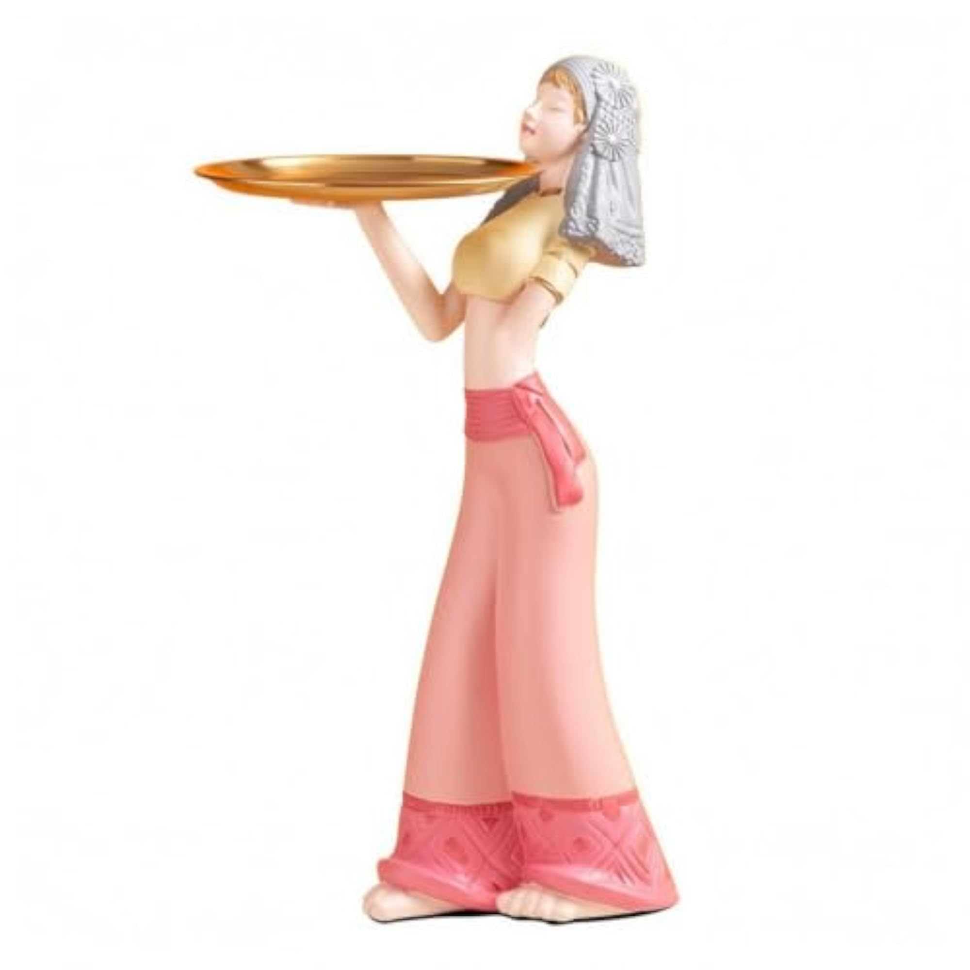 Sculptural Statue with Holding Tray