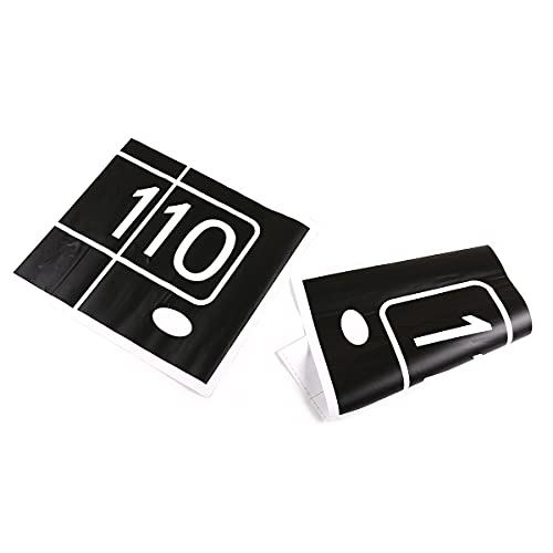 Cheya For Land Rover Defender 110 2020-2021 Car Rear Door Exterior Side Window Black 110 Decoration Stickers Decal Emblem（Left + Right Side） #TOP7