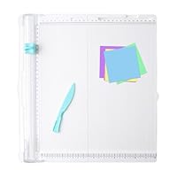 MIYUANGKJ Papierschneider mit Falzbrett 35 x 36 cm Papierfalzmaschine Papierschneidegerät Papierschneider Schneidemaschine 2-in-1 für Scrapbooking Karten Basteln und Basteln