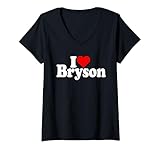 Photo Gallery donna i love heart bryson nome su un tee maglietta con collo a v Photo Gallery donna i love heart bryson nome su un tee maglietta con collo a v