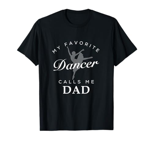 Mens Dance Dad and Daughter Shirt for Men. T-Shirt