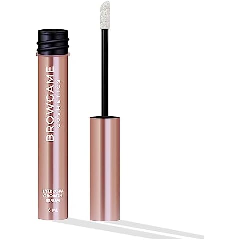 Browgame Eyebrow Growth Serum - Provides Full, Healthy And Well Defined Eyebrows - High Technology Formula - Vegan And Cruelty Free - Flexible Applicator Developed Specifically For Brows - 0.1 Oz Cover