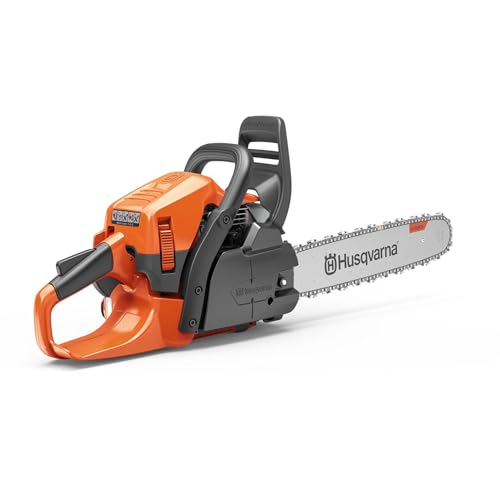 Image of Husqvarna 450S Rancher Gas Chainsaw 20 Inch, 50.2-cc 3.2-HP, 2-Cycle X-Torq Engine, With Automatic Oiler, For Tree Pruning, Yard Cleanups and Firewood Cutting, Gifts For Men