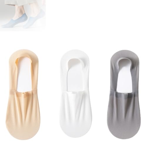Chaussettes invisibles en soie glacée parfaites pour vos chaussures d'été légères
