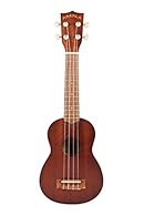 Body: Soprano. Scale in mm: 348. Overall length in mm: 533. Top: agathis