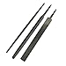 CAARLA Steel File 5Pcs 6 Inch Industrial Steel Files Set Flat/Round/Half Round/Triangle/Squares for Metalworking Woodworking Steel Rasp File Flat(Type A)