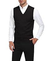 Material: 60% Acrylic 25% Polyester 15% Nylon.Fabric is soft, lightweight and breathable, yet warm enough in cool and cold weather. Features: V-Neck, Sleeveless, Solid Color, Plain Color, Regular Fit, Ribbed Hem, Basic and Classic Designs. When the a...