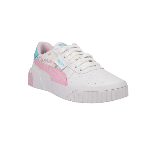 PUMA Kids Girls Cali Spring Sketchbook Lace Up Sneakers Shoes Casual - White2
