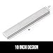 GORILLA GRIP Stainless Steel Magnetic Knife Holder for Wall, Multi-Purpose Magnet Bar for Knives, Tools, Art Supplies, Heavy Duty Strip Holds Up to 6 lbs, Kitchen Organizer, Drilling Required, 10 Inch