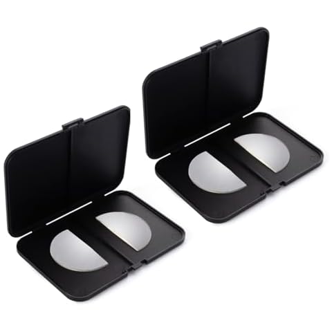 OuShiun 2 Pack Stick-on Bifocal Reading Lenses, Adhesive Magnification for Sunglasses Goggles, Reusable, No Water Needed (+1.0) Cover