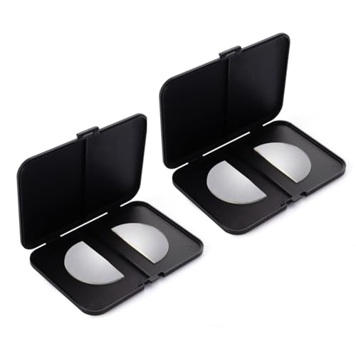 OuShiun 2 PACK Stick-on Bifocal Reading Lenses, Adhesive Magnification for Sunglasses Goggles, Reusable, No Water Needed,3.5